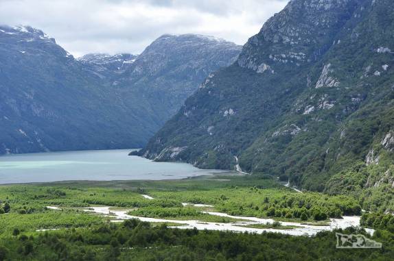 O belíssimo Valle Los Exploradores, perto da Carretera Austral, região de Puerto Rio Tranquilo, no sul do Chile